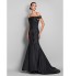 TS Couture? Formal Evening / Black Tie Gala Dress - Open Back Plus Size / Petite Trumpet / Mermaid Off-the-shoulder Sweep / Brush Train Taffeta with  