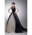 Formal Evening Dress A-line Halter Court Train Tulle with Appliques / Beading  