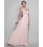 TS Couture? Prom / Formal Evening / Military Ball Dress - Open Back Plus Size / Petite Sheath / Column V-neck Floor-length Chiffon with Beading   