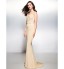 TS Couture? Formal Evening Dress - Beautiful Back Trumpet / Mermaid V-neck Sweep / Brush Train Lace / Jersey with Lace  