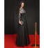 TS Couture? Formal Evening Dress A-line V-neck Floor-length Lace / Satin / Taffeta with Lace  