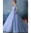 Formal Evening Dress Ball Gown Jewel Court Train Tulle with Beading  