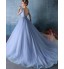 Formal Evening Dress Ball Gown Jewel Court Train Tulle with Beading  