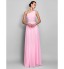 TS Couture? Prom / Formal Evening / Military Ball / Black Tie Gala Dress - Open Back Plus Size / Petite A-line One Shoulder Floor-length Chiffon  