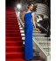 TS Couture? Formal Evening / Military Ball Dress - Open Back Plus Size / Petite Sheath / Column One Shoulder Ankle-length Jersey with Beading  