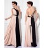 TS Couture? Prom / Formal Evening / Military Ball Dress - Color Block Plus Size / Petite Sheath / Column Floor-length Knit with  