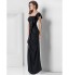 TS Couture? Formal Evening / Military Ball Dress - Elegant Plus Size / Petite Sheath / Column One Shoulder Floor-length Jersey with Beading / Side  