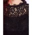 TS Couture? Cocktail Party / Homecoming / Holiday Dress - Short Plus Size / Petite A-line Queen Anne Knee-length Chiffon / Lace with  