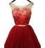 Formal Evening Dress Ball Gown Scoop Floor-length Satin / Tulle / Stretch Satin with Beading / Sequins  