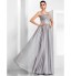 TS Couture? Formal Evening / Military Ball Dress - Vintage Inspired / Elegant Plus Size / Petite A-line / Princess V-neck Floor-length Chiffon / Tulle  