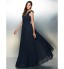 TS Couture? Formal Evening Dress A-line V-neck Floor-length Chiffon with Flower(s)  