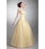 Formal Evening Dress A-line Sweetheart Floor-length Tulle with Pleats  