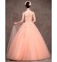 Formal Evening Dress Ball Gown Strapless Floor-length Satin / Tulle / Polyester with Bow(s) / Crystal Detailing / Lace / Sash / Ribbon  