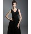 TS Couture? Formal Evening / Military Ball Dress - Elegant Plus Size / Petite A-line / Princess V-neck / Straps Floor-length Chiffon with Beading  