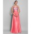 TS Couture? Prom / Formal Evening / Military Ball Dress Plus Size / Petite Sheath / Column Spaghetti Straps Floor-length Chiffon / Sequined   