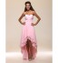 TS Couture? Prom / Formal Evening Dress - Open Back Plus Size / Petite A-line / Princess Strapless / Sweetheart Floor-length / Asymmetrical Chiffon  