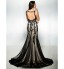 TS Couture? Formal Evening / Black Tie Gala Dress Trumpet / Mermaid V-neck Sweep / Brush Train Tulle with Appliques  