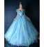 Formal Evening Dress Ball Gown V-neck Chapel Train Organza / Tulle / Charmeuse with Beading / Bow(s) / Flower(s) / Pick Up Skirt / Ruffles  