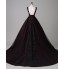 TS Couture? Formal Evening Dress A-line Scoop Cathedral Train Lace / Tulle with Appliques / Beading / Lace / Pearl Detailing  