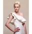 TS Couture? Military Ball Dress - Elegant Plus Size / Petite Sheath / Column One Shoulder Floor-length Taffeta with Ruffles  