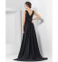 TS Couture? Formal Evening / Military Ball Dress - Elegant Plus Size / Petite Sheath / Column V-neck Watteau Train / Sweep / Brush Train Chiffon  