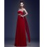 Formal Evening Dress A-line One Shoulder Floor-length Georgette with Beading / Crystal Detailing / Draping / Crystal Brooch / Ruching  