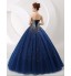 Formal Evening Dress Ball Gown Strapless Floor-length Satin / Tulle / Stretch Satin / Sequined with Crystal Detailing  