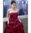 TS Couture? Formal Evening Dress A-line Sweetheart Chapel Train Organza with Side Draping  