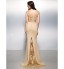 TS Couture? Formal Evening Dress - Beautiful Back Trumpet / Mermaid V-neck Sweep / Brush Train Lace / Jersey with Lace  