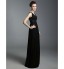 TS Couture? Formal Evening / Military Ball Dress - Elegant Plus Size / Petite A-line / Princess V-neck / Straps Floor-length Chiffon with Beading  