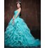 Formal Evening Dress Ball Gown Sweetheart Chapel Train Satin / Tulle / Polyester with Ruffles / Criss Cross  