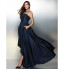 TS Couture? Formal Evening Dress A-line Jewel Asymmetrical Taffeta with Crystal Detailing  