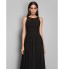 TS Couture? Formal Evening / Military Ball Dress Plus Size / Petite Sheath / Column Jewel Floor-length Chiffon with Lace / Sash / Ribbon / Ruching  