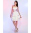 TS Couture? Cocktail Party / Wedding Party / Holiday Dress - Short Plus Size / Petite A-line / Princess Strapless Knee-length Satin with Beading   