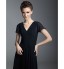 TS Couture? Formal Evening / Military Ball Dress - Elegant Plus Size / Petite Sheath / Column V-neck Floor-length Chiffon with Draping / Ruching  