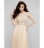 TS Couture? Prom / Formal Evening Dress Plus Size / Petite A-line Jewel Floor-length Chiffon with Appliques / Beading / Sash / Ribbon  