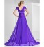 TS Couture? Formal Evening / Military Ball Dress - Elegant Plus Size / Petite A-line / Princess V-neck Sweep / Brush Train Chiffon with Beading /  