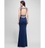 Formal Evening Dress Trumpet / Mermaid Jewel Floor-length Jersey with Beading  