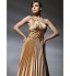 TS Couture? Formal Evening / Military Ball Dress - Open Back Plus Size / Petite A-line / Princess One Shoulder Sweep / Brush Train Stretch Satin  