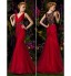 TS Couture? Prom / Formal Evening / Military Ball Dress - See Through Plus Size / Petite Trumpet / Mermaid V-neck Sweep / Brush Train Lace / Tulle  