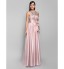 TS Couture? Prom / Formal Evening / Military Ball Dress - Open Back Plus Size / Petite A-line Jewel Floor-length Tulle / Stretch Satin withCrystal  