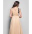 TS Couture? Formal Evening / Military Ball Dress - Open Back Plus Size / Petite Sheath / Column V-neck Floor-length Chiffon with Appliques / Criss  