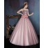 Dress Ball Gown Sweetheart Floor-length Satin / Tulle with Beading / Flower(s)  