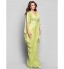 TS Couture? Formal Evening / Military Ball Dress - Elegant Plus Size / Petite Sheath / Column V-neck Floor-length Chiffon with Crystal Detailing   