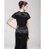 TS Couture? Formal Evening / Military Ball Dress - Elegant Plus Size / Petite Trumpet / Mermaid High Neck / V-neck Sweep / Brush Train Charmeuse  