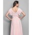 TS Couture? Prom / Formal Evening / Military Ball Dress - Elegant Plus Size / Petite A-line / Princess V-neck Floor-length Chiffon with Beading /  