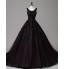 TS Couture? Formal Evening Dress A-line Scoop Cathedral Train Lace / Tulle with Appliques / Beading / Lace / Pearl Detailing  