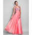 TS Couture? Prom / Formal Evening / Military Ball Dress Plus Size / Petite Sheath / Column Spaghetti Straps Floor-length Chiffon / Sequined   