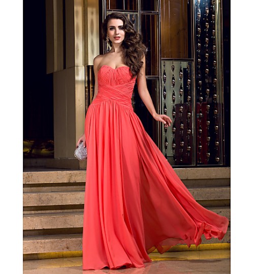 TS Couture? Prom / Formal Evening / Military Ball Dress - Sexy / Open Back Plus Size / Petite Sheath / Column V-neck Floor-length Jersey with Criss  