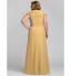 TS Couture? Prom / Formal Evening / Military Ball Dress - Elegant Plus Size / Petite Sheath / Column V-neck Floor-length Chiffon with Crystal  